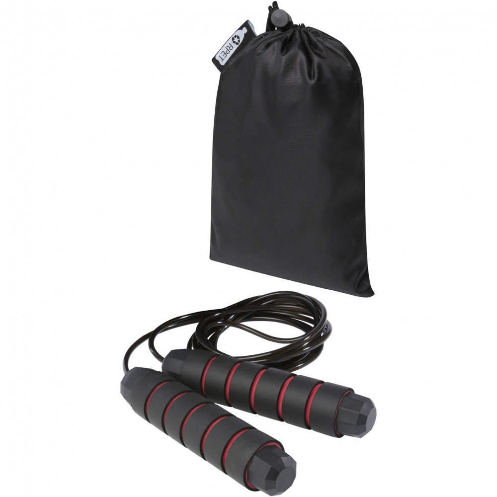 Logo trade advertising products picture of: Austin soft skipping rope in recycled PET pouch