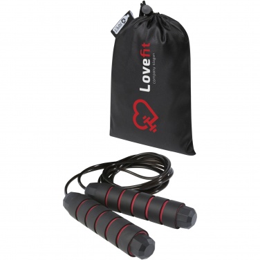 Logo trade promotional product photo of: Austin soft skipping rope in recycled PET pouch