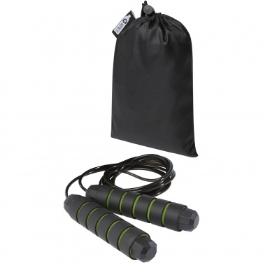 Logo trade promotional items image of: Austin soft skipping rope in recycled PET pouch