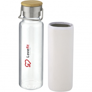 Logo trade promotional merchandise photo of: Thor 660 ml glass bottle with neoprene sleeve