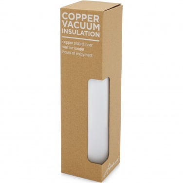 Logo trade promotional gifts picture of: Marka 600 ml copper vacuum insulated bottle with metal loop