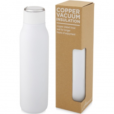 Logotrade promotional items photo of: Marka 600 ml copper vacuum insulated bottle with metal loop