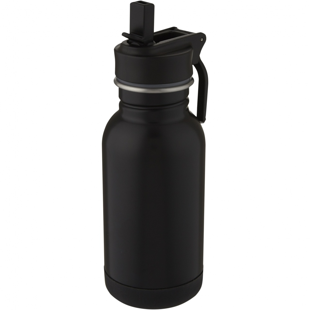 Logotrade promotional merchandise photo of: Lina 400 ml stainless steel sport bottle with straw and loop