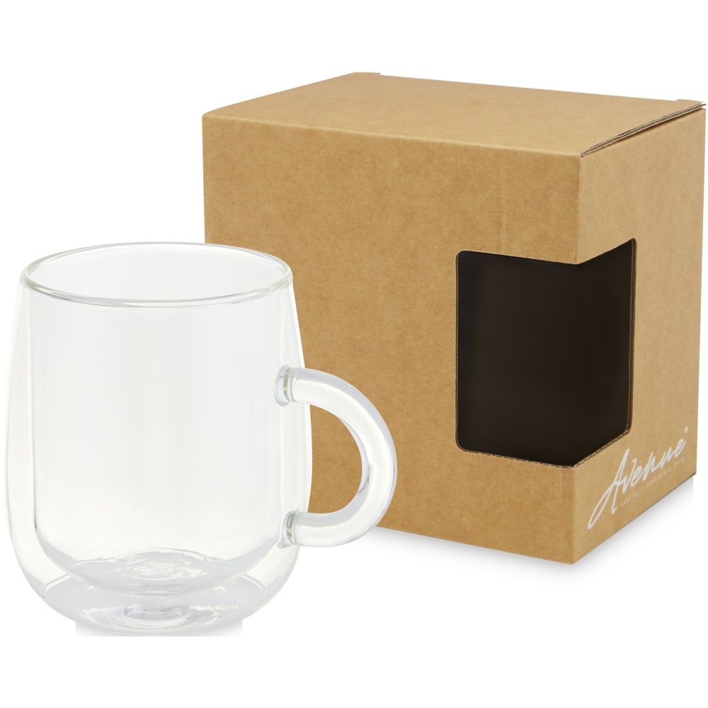 Logo trade promotional products image of: Iris 330 ml glass mug