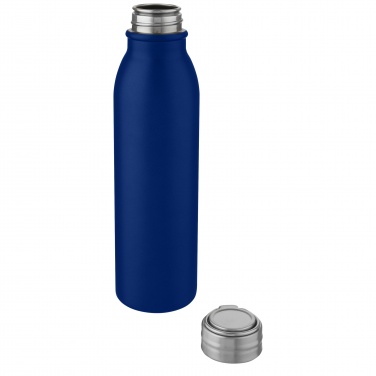 Logo trade promotional items image of: Harper 700 ml stainless steel water bottle with metal loop