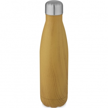 Logotrade advertising product image of: Cove 500 ml vacuum insulated stainless steel bottle with wood print