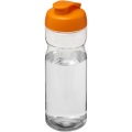 H2O Active® Base Tritan™ 650 ml flip lid sport bottle, Transparent clear / Orange