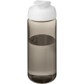 H2O Active® Octave Tritan™ 600 ml flip lid sport bottle, Charcoal / White