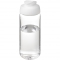 H2O Active® Octave Tritan™ 600 ml flip lid sport bottle, Transparent clear / White