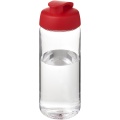 H2O Active® Octave Tritan™ 600 ml flip lid sport bottle, Transparent clear / Red