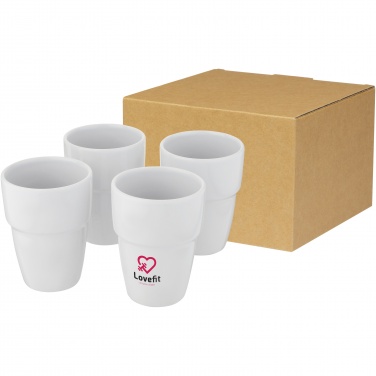 Logotrade promotional merchandise image of: Staki 4-piece 280 ml stackable mug gift set