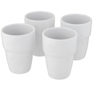 Logotrade promotional product picture of: Staki 4-piece 280 ml stackable mug gift set