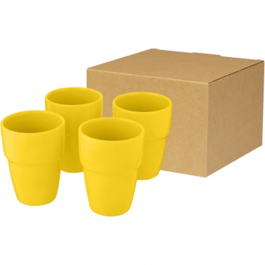 Logotrade advertising products photo of: Staki 4-piece 280 ml stackable mug gift set