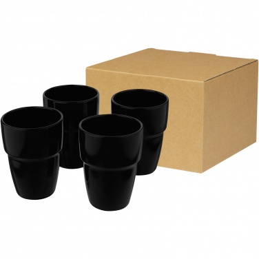 Logotrade advertising products photo of: Staki 4-piece 280 ml stackable mug gift set