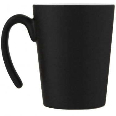 Logo trade promotional gift photo of: Oli 360 ml ceramic mug with handle