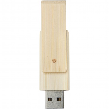 Logo trade corporate gifts image of: Rotate 4GB bamboo USB flash drive