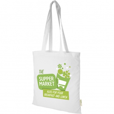 Logo trade promotional item photo of: Orissa 140 g/m² organic cotton tote bag 7L