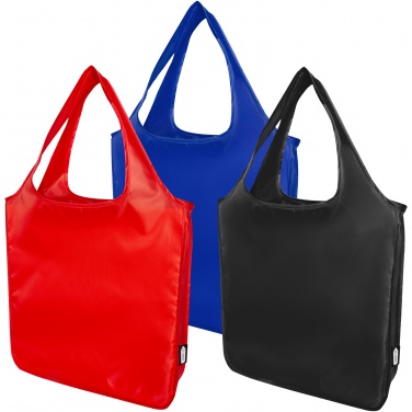 Logo trade corporate gifts image of: Ash RPET large foldable tote bag 14L