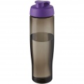 H2O Active® Eco Tempo 700 ml flip lid sport bottle, Purple / Charcoal