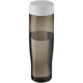 H2O Active® Eco Tempo 700 ml screw cap water bottle, White / Charcoal