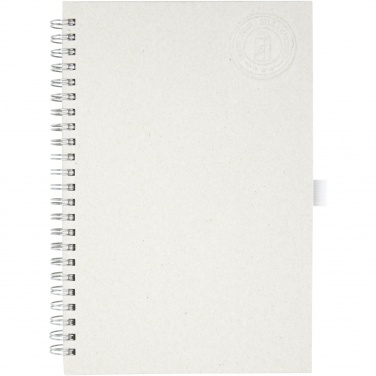 Logo trade promotional gifts image of: Dairy Dream A5 size reference recycled milk cartons spiral notebook