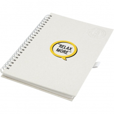 Logotrade promotional products photo of: Dairy Dream A5 size reference recycled milk cartons spiral notebook