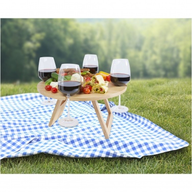 Logo trade business gifts image of: Soll foldable picnic table