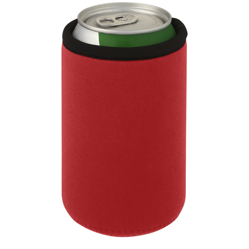 Logo trade promotional merchandise picture of: Vrie recycled neoprene can sleeve holder