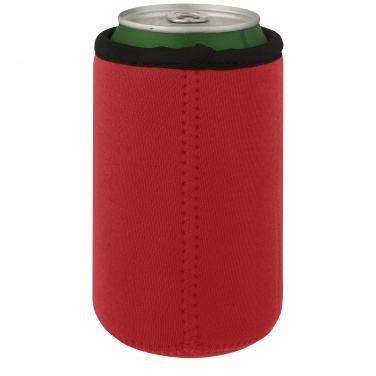 Logo trade business gift photo of: Vrie recycled neoprene can sleeve holder