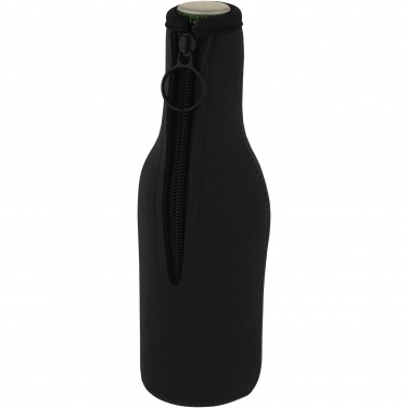 Logo trade promotional item photo of: Fris recycled neoprene bottle sleeve holder