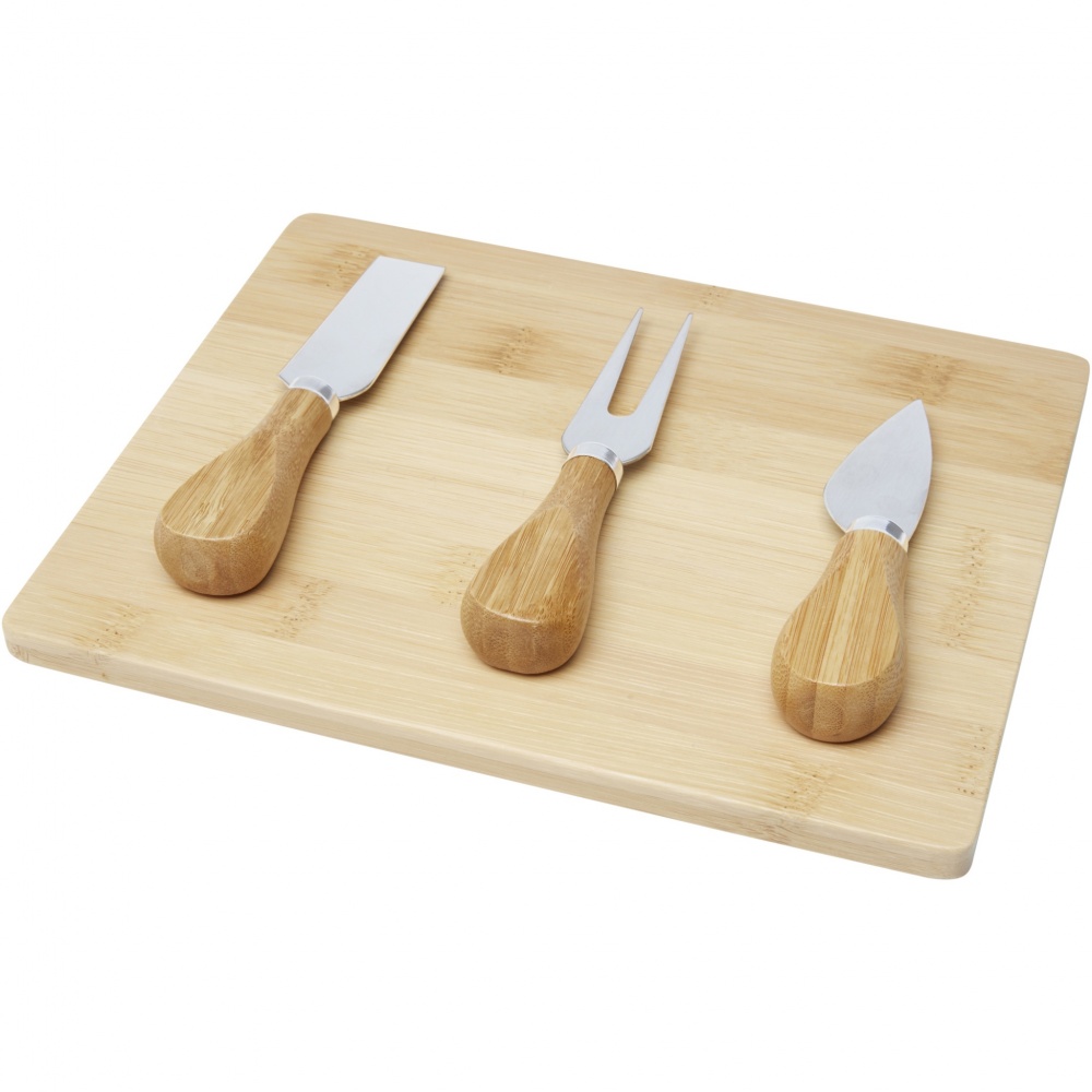 Logotrade promotional gifts photo of: Ement bamboo cheese board and tools