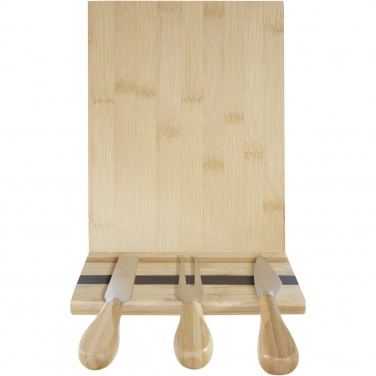 Logotrade promotional giveaways photo of: Mancheg bamboo magnetic cheese board and tools