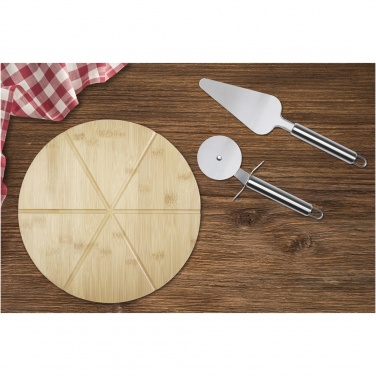 Logo trade promotional products image of: Mangiary bamboo pizza peel and tools