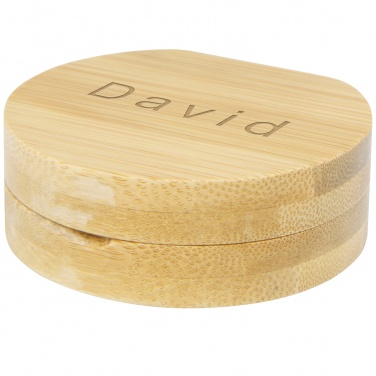 Logo trade corporate gifts picture of: Afrodit bamboo pocket mirror