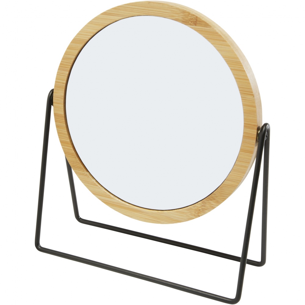 Logo trade promotional gift photo of: Hyrra bamboo standing mirror