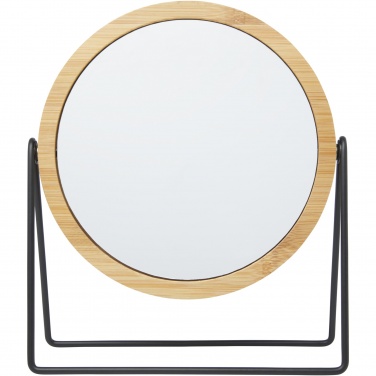 Logo trade promotional giveaways picture of: Hyrra bamboo standing mirror