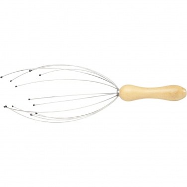 Logotrade corporate gift image of: Hator bamboo head massager