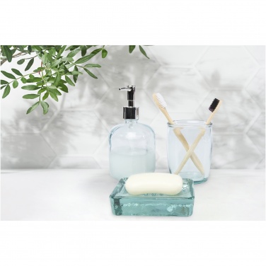 Logotrade advertising products photo of: Jabony 3-piece recycled glass bathroom set