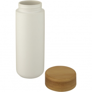 Logotrade promotional products photo of: Lumi 300 ml ceramic tumbler with bamboo lid