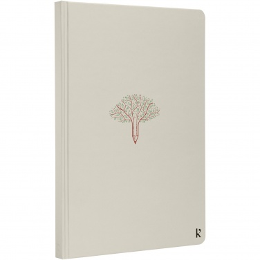 Logotrade promotional products photo of: Karst® A5 stone paper hardcover notebook - lined