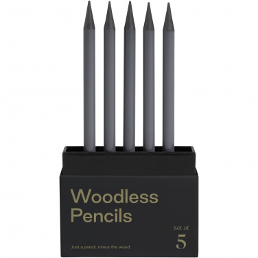 Logotrade promotional merchandise image of: Karst® 5-pack 2B woodless graphite pencils