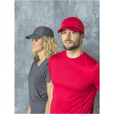 Logo trade promotional gifts image of: Cerus 6 panel cool fit cap