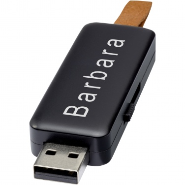 Logo trade promotional merchandise image of: Gleam 8GB light-up USB flash drive