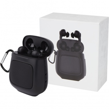 Logotrade promotional gift image of: Remix auto pair True Wireless earbuds and speaker