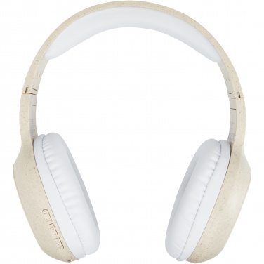 Logotrade corporate gift image of: Riff wheat straw Bluetooth® headphones with microphone