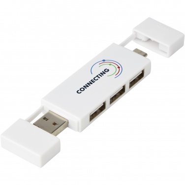 Logo trade promotional merchandise image of: Mulan dual USB 2.0 hub