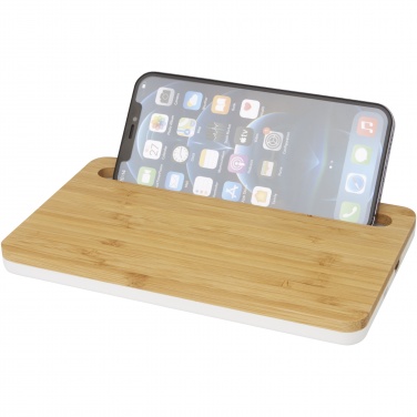 Logo trade advertising products image of: Medake 10W bamboo wireless charger