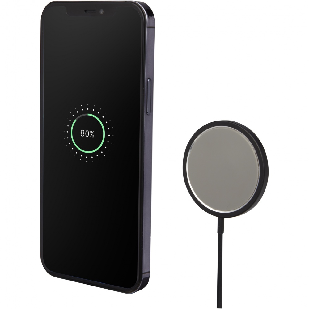 Logotrade promotional gift image of: Magclick 15W aluminium wireless charger