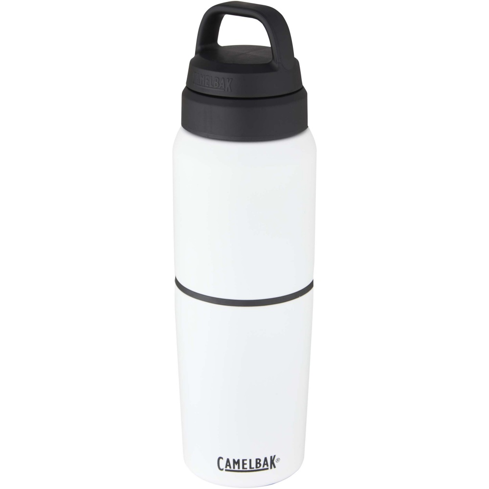 Logo trade advertising product photo of: CamelBak® MultiBev vacuum insulated stainless steel 500 ml bottle and 350 ml cup