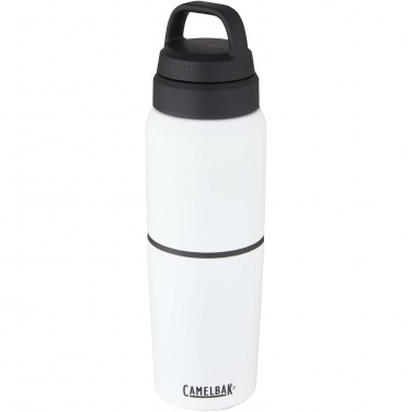 Logo trade promotional merchandise image of: CamelBak® MultiBev vacuum insulated stainless steel 500 ml bottle and 350 ml cup